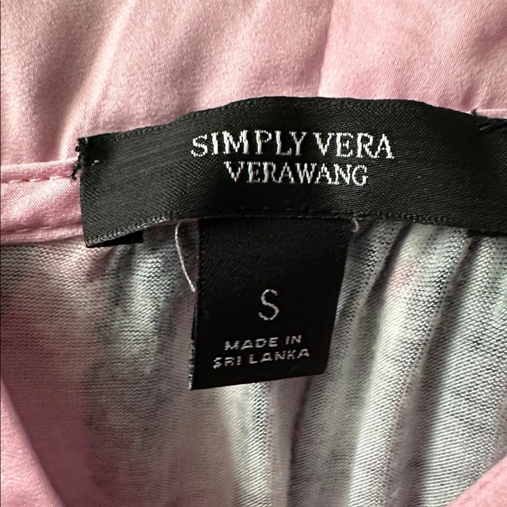 SimplyVera wang small Plaid Pink and Gray Women's Sleepwear Set Great condition - Picture 4 of 4